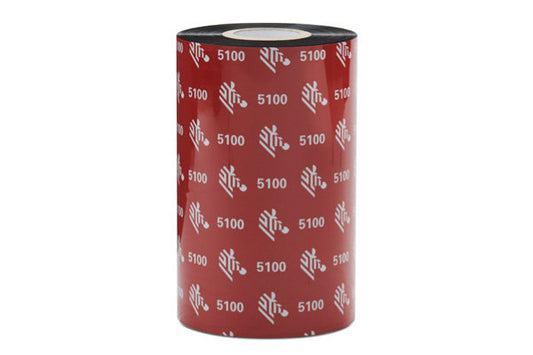 Zebra 5100 resin thermal transfer ribbon roll