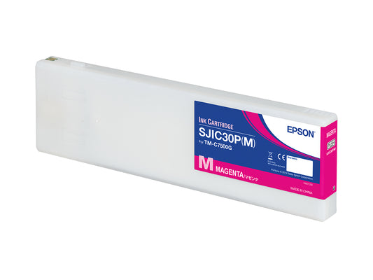 Epson SJIC30P(M) magenta ink cartridge C33S020641 for ColorWorks C7500G