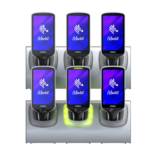Zebra CRD-MC18-3SLOTH-01 3-slot non-locking charging cradle for MC18 PS20 PS30