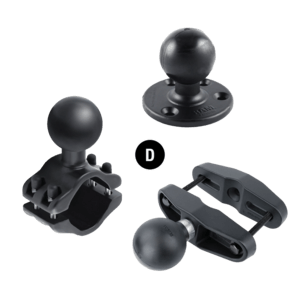 RAM Mounts jalusta (koko: D) (RAM-D-2461U-IN1)