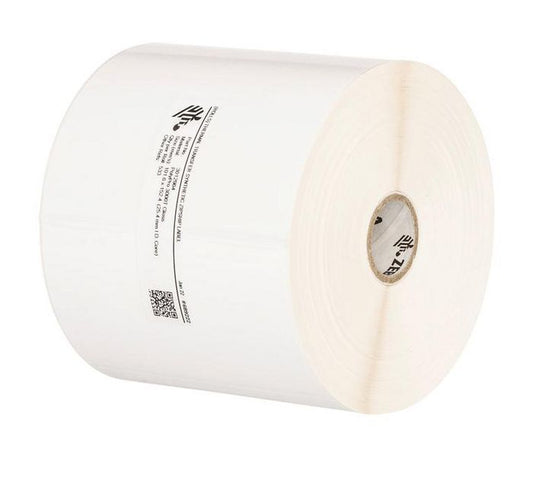 Labels, Zebra, Synthetic, PolyE 3100T Gloss, W: 101.6 mm, H: 152.4 mm, D: 200 mm, C: 76 mm (3011713)