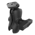RAM Mounts Double Socket Arm with Diamond Ball Plate, C-Size, Short (RAM-103-B-238U)