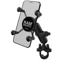 RAM Mounts X-Grip-puhelinkiinnitys U-pultti-ohjaustankojalustalla, B-koko, keskipitkä varsi (RAM-B-149Z-UN7U)