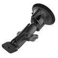 RAM Mounts Twist-Lock-imukuppikiinnitys vinoneliölevyllä, B-koko, keskipitkä varsi (RAM-B-166U)