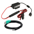 RAM Mounts GDS Modular -kiinteäasennuslaturi 10–30 V, USB-A-liitäntä ja USB-A–DC-kaapeli (RAM-GDS-CHARGE-M55-V7B1U)