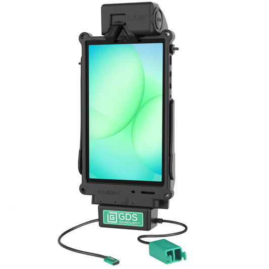 RAM Mounts GDS Tough-Dock + Dual USB-A for Samsung Tab A11, A9 and A7 Lite 8.7" in IntelliSkin – product photo