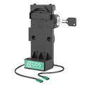 RAM Mounts GDS Uni-Conn -jousitelakka tableteille + USB-C, avainlukko (RAM-GDS-DOCKL-V12-U1CP-CU)