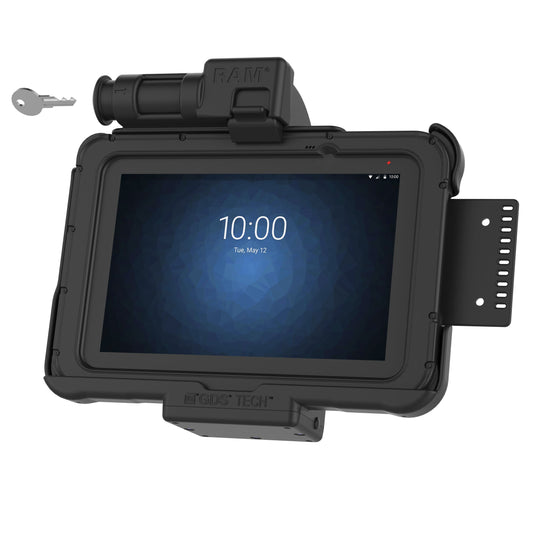 RAM Mounts key-locking GDS Form-Fit holder for Zebra ET5x 8.3" and 8.4" rugged tablets – product photo