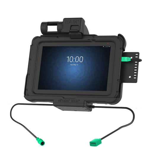 RAM Mounts GDS power + data dock with USB-A for Zebra ET5x 8.3" and 8.4" rugged tablets – product photo