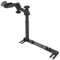 RAM Mounts No-Drill Universal Vehicle Floor Mount with Dual Swing Arms and Round AMPS Plate (RAM-VB-196-SW2)