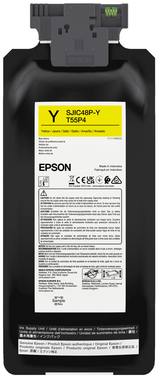 Epson SJIC48P-Y yellow ink cartridge C13T55P440 for ColorWorks C8000