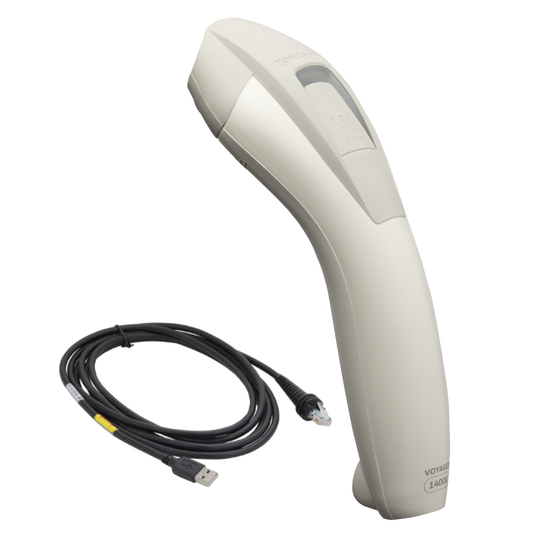 Honeywell Voyager XP 1400g Barcode Scanner with cable, white (1400GSR-1)