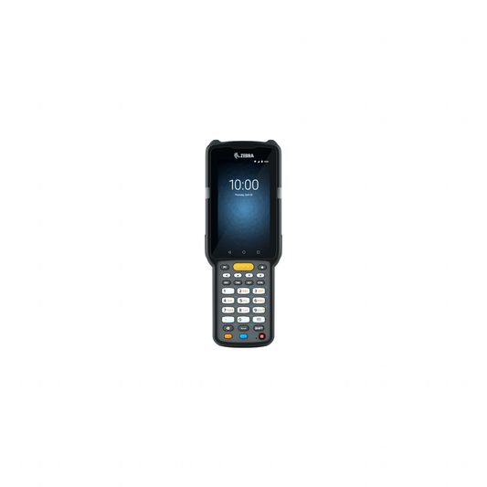 Zebra MC3300x rugged keypad mobile computer, straight shooter, 29-key numeric keypad (MC330L-SG2EG4RW) – front view close-up