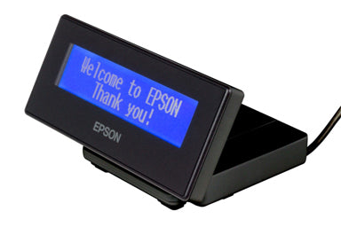 Epson DM-D30 black 2x20 LCD customer display for TM-m30 printers