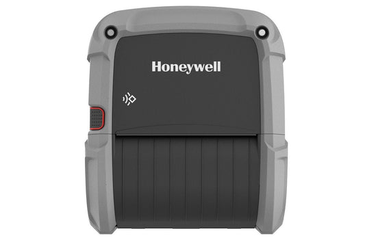 Honeywell RP4F 4-inch mobile receipt and label printer, Bluetooth 5 + Wi-Fi 5 (RP4F0000D22) – front view