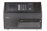 Honeywell PX65 industrial label printer, LCD display with keypad, tear bar, Wi-Fi, 300 dpi, thermal transfer (PX65A02000000300) – front view
