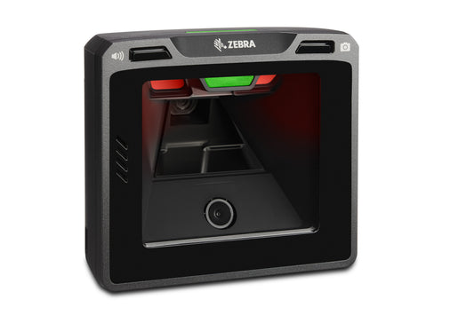 Zebra SP7208-V vertical presentation scanner (SP7208-SV00004ZZWW) – left 3/4 view