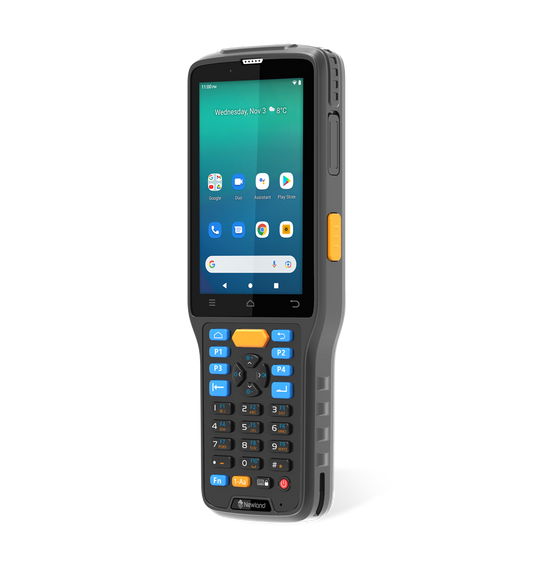 Newland N7 Cachalot Pro II Android mobile computer, 29-key keypad, near/far 2D imager (N7-Pro-W4-E2-A13) – perspective view