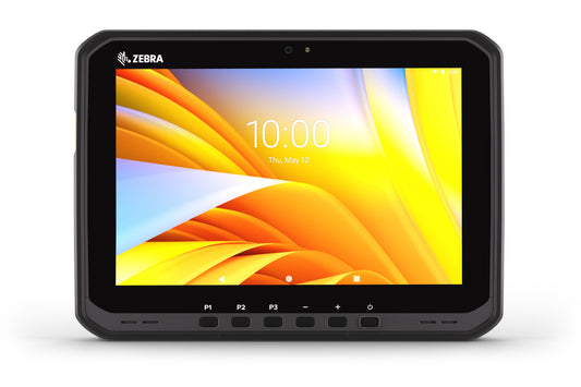Zebra ET60 rugged tablet, Android (GMS), Wi-Fi only (ET60AW-0SQAGN00A0-A6) – front view