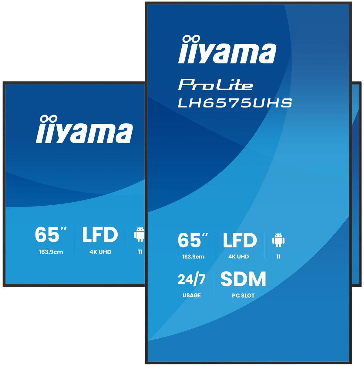 iiyama ProLite LH6575UHS-B2AG 65" 4K Digital Signage Display – official product photo 3 (LH6575UHS-B2AG)
