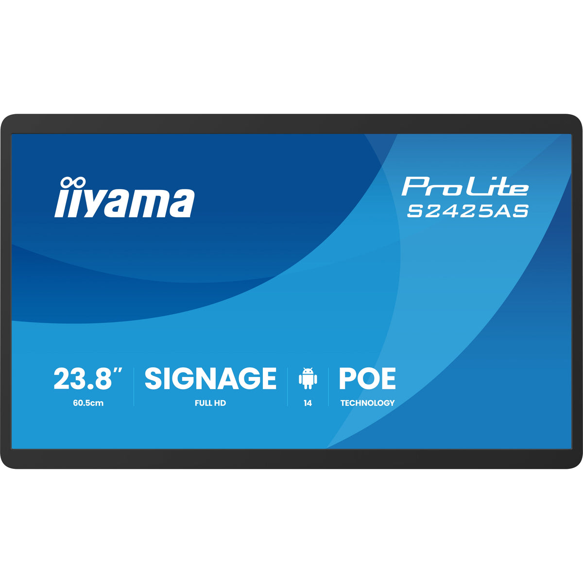 iiyama ProLite S2425AS-B1P 23.8" FHD Digital Signage Display – official product photo 3 (S2425AS-B1P)
