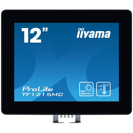iiyama ProLite TF1215MC-B1 12.1" Open-Frame Touch Monitor – official product photo 2 (TF1215MC-B1)