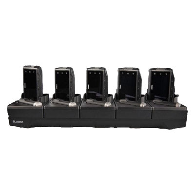 Zebra CRD-NGWT-5S5BC-02 5-slot charging cradle with battery charger for WT6000 wearable computer