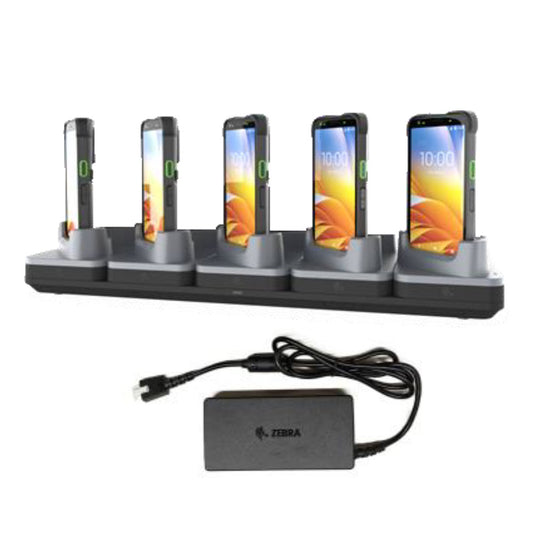 Zebra CRD-TC5AB-5SE5D-1 5-slot Ethernet charging cradle kit for rugged TC501