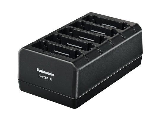 Panasonic FZ-VCBT1313 5-bay battery charger EU plug for Toughbook T1 L1 S1 A3