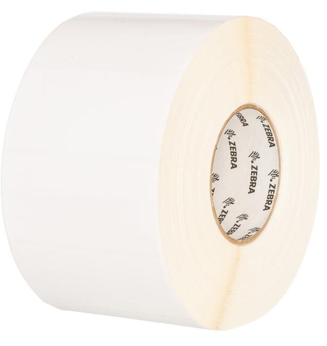 Labels, Zebra, Synthetic, PolyPro 4000D, W: 50.8 mm, H: 50.8 mm, D: 55.88 mm, C: 19 mm (3006404-T)