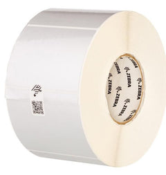 Labels, Zebra, Synthetic, Z-Ultimate 3000T Silver, W: 50.8 mm, H: 25.4 mm, D: 127 mm, C: 25.4 mm (880269-025D)