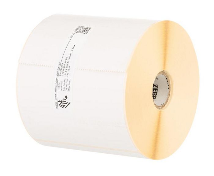 Labels, Zebra, Thermal Paper, Z-Perform 1000D, W: 102 mm, H: 192 mm, D: 127 mm, C: 25.4 mm (3016407-T)