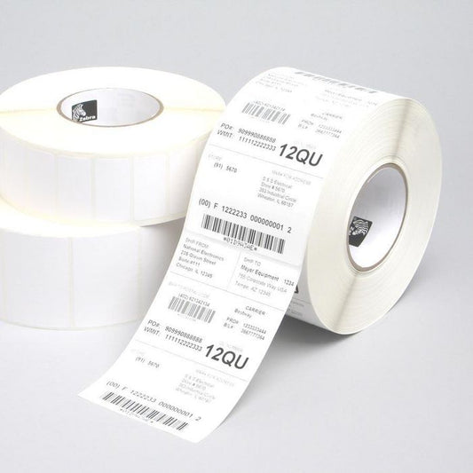 Labels, Zebra, Normal Paper, Z-Perform 1000T, W: 101.6 mm, H: 203.2 mm, D: 200 mm, C: 76 mm (880026-203)