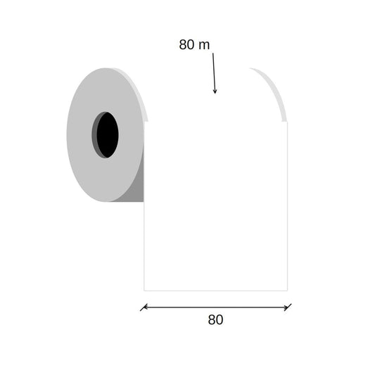SCANSHOP thermal paper roll 80mm diagram