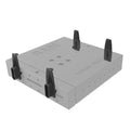 RAM Mounts Tough-Tray litteä pidinvarsisarja, 4 vartta (RAM-234K1-4U)