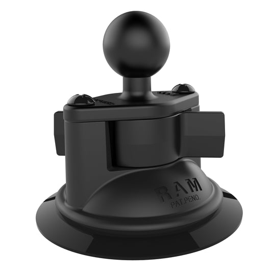 RAM Mounts B-size Twist-Lock suction cup base with diamond ball base (RAM-B-224-1U) – product photo