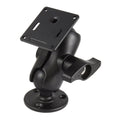 RAM Mounts kaksipallokiinnike VESA 75 × 75 mm -levyllä ja lukkomutterilla, D-koko, lyhyt (RAM-D-101U-C-MI1-2461)