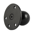 RAM Mounts Large Round Plate with Ball & Steel-Reinforced Bolt, D-Size (RAM-D-202U-IN1)