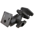RAM Mounts 4" (102 mm) Square Post Clamp Mount with 75 × 75 mm VESA Plate, D-Size (RAM-D-2461U-C-247-4)