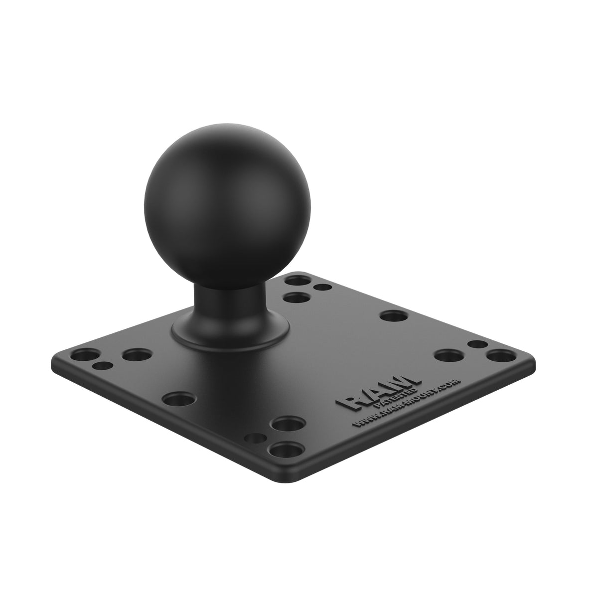 RAM Mounts D-size steel-reinforced VESA 100 x 100 mm ball plate – alternative view