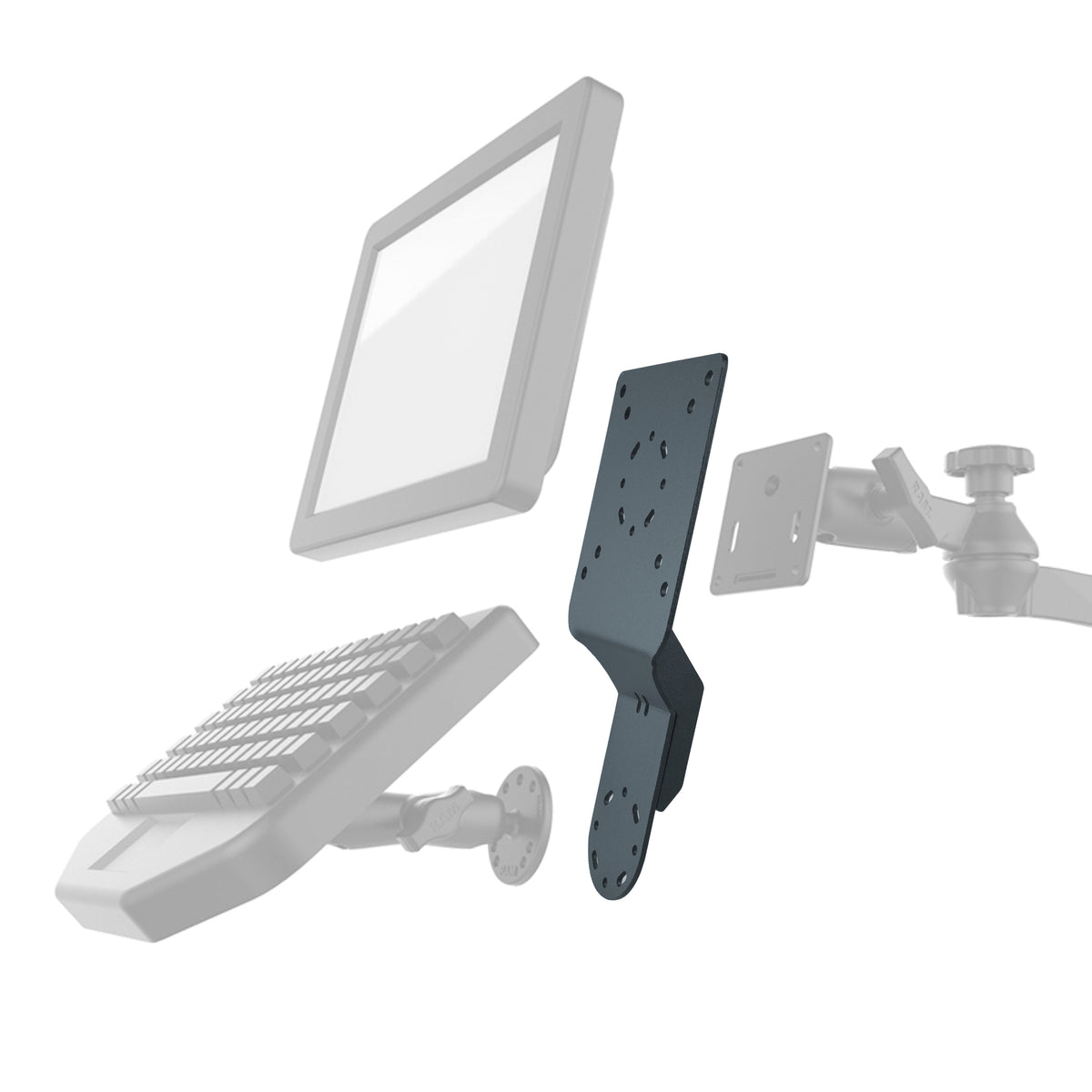 RAM Mounts short accessory/display bracket RAM-DIS-103-1AU – alternative view