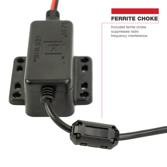 RAM Mounts GDS hardwire charger 30–60 V with male USB-C Power Delivery 25 W – alternative view