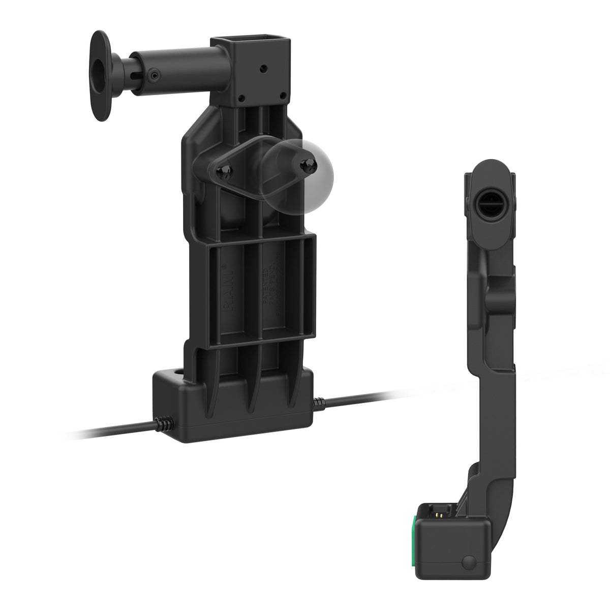 RAM Mounts GDS Uni-Conn tablet dock + USB-C with release button – another angle