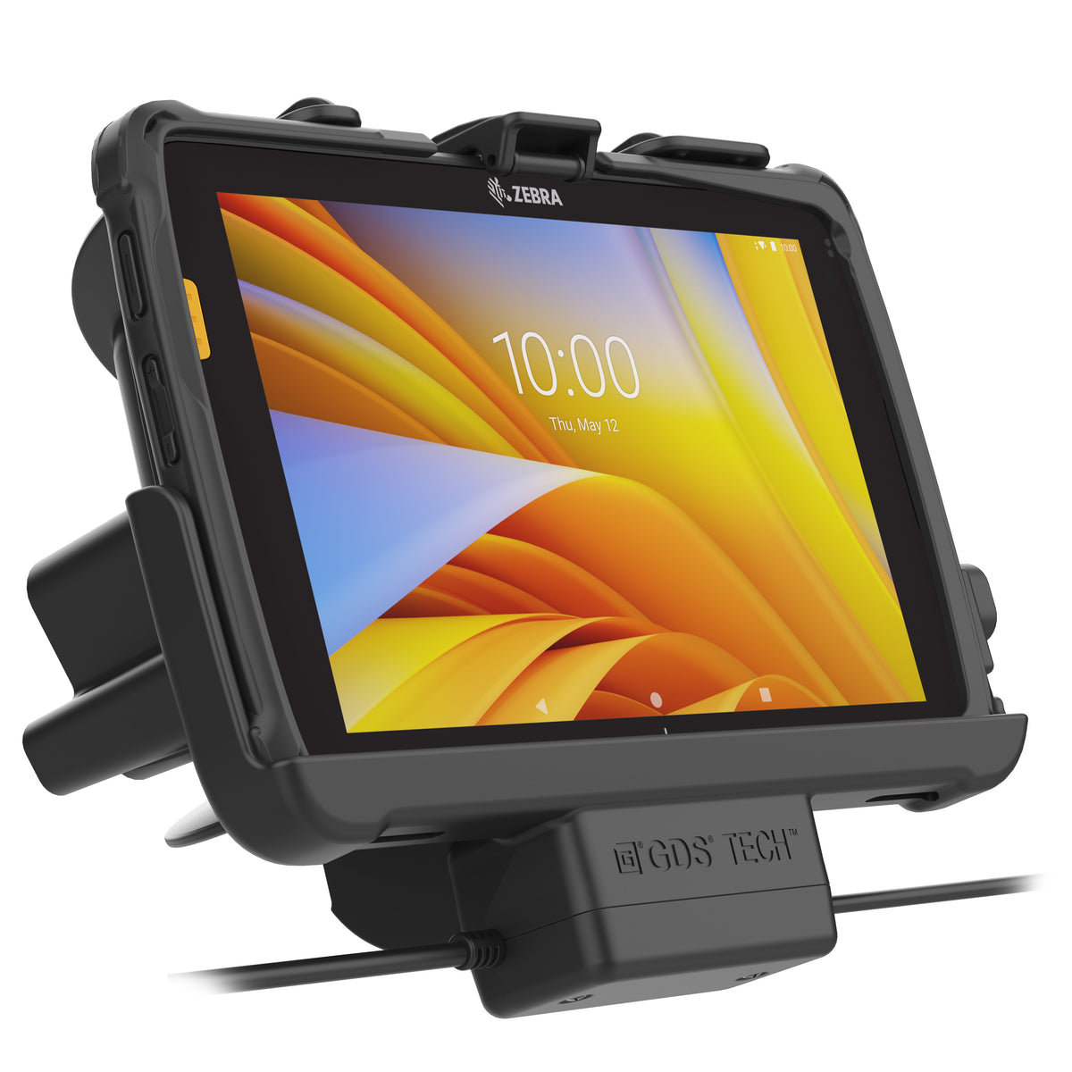 RAM Mounts GDS power + data dock for Zebra ET40, ET45 and ET401 8-inch tablets in IntelliSkin – further product photo
