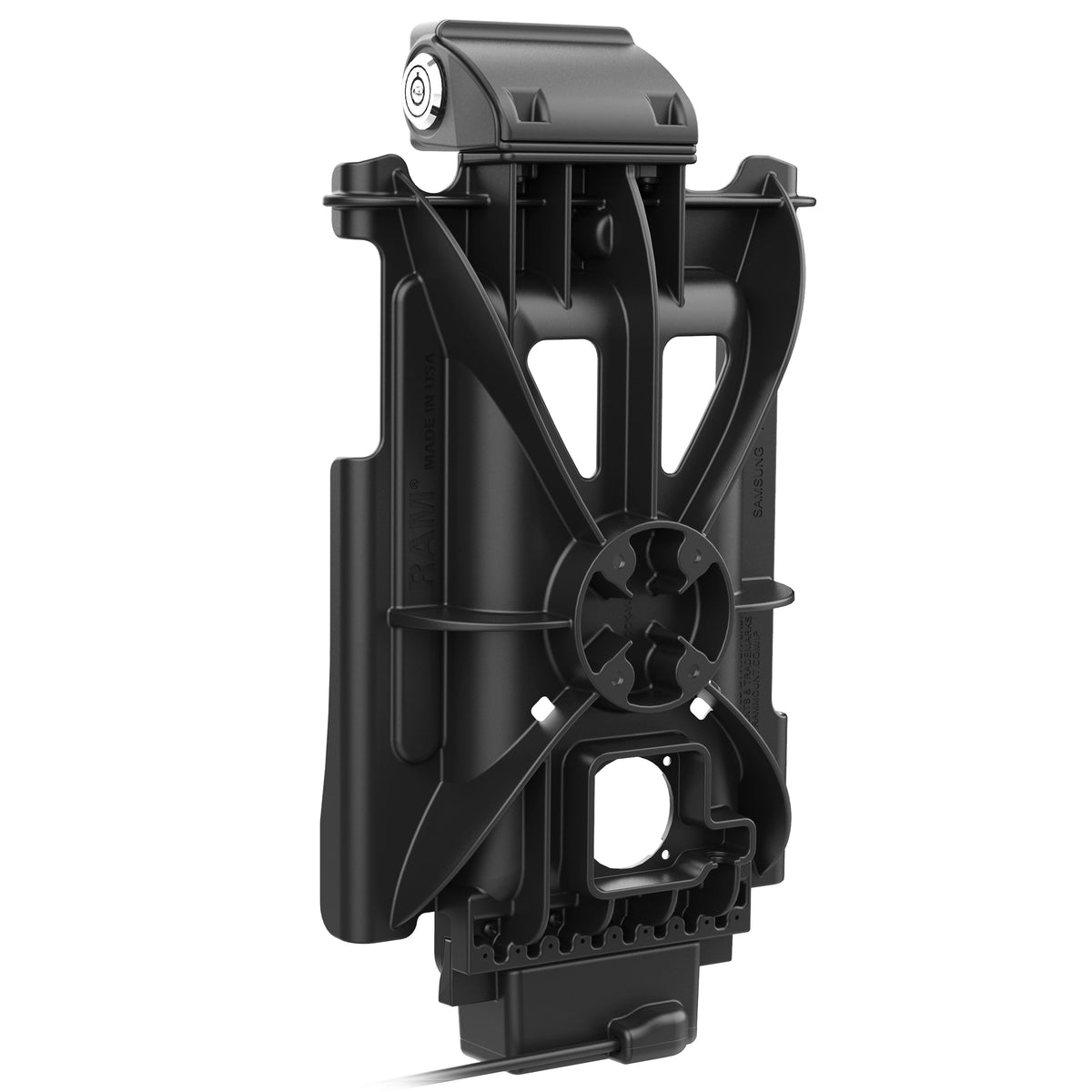 RAM Mounts Locking GDS Tough-Dock with USB-C 3.1 for Samsung Tab S7/S9/S9 FE/S10 FE/S10 Lite – detail view