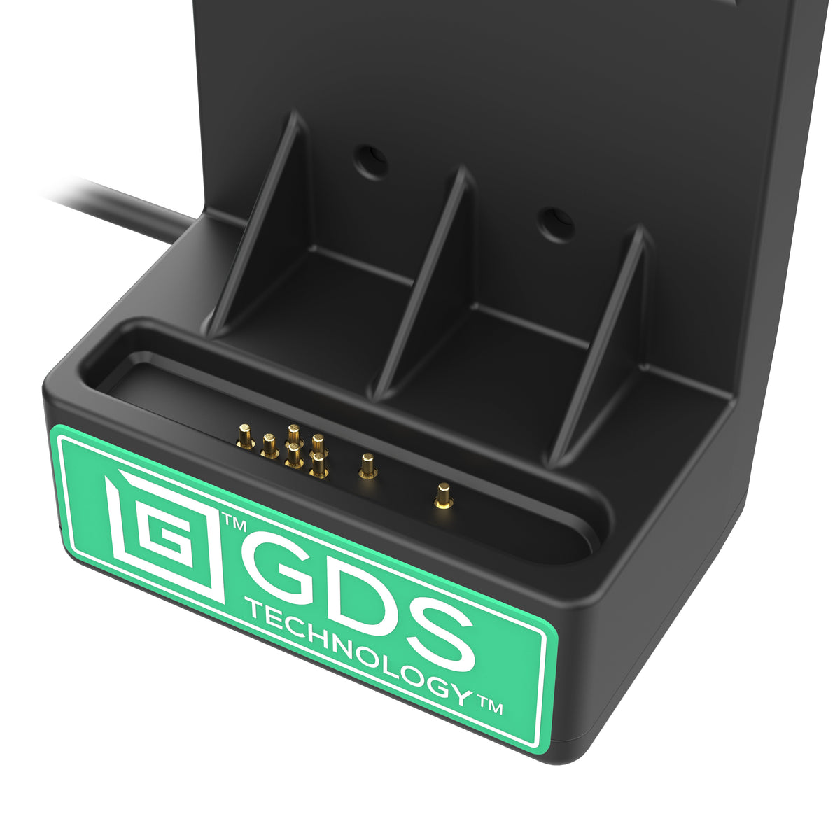 RAM Mounts GDS key-locking powered dock for Zebra TC22, TC27, TC53 and TC58 in IntelliSkin – additional view