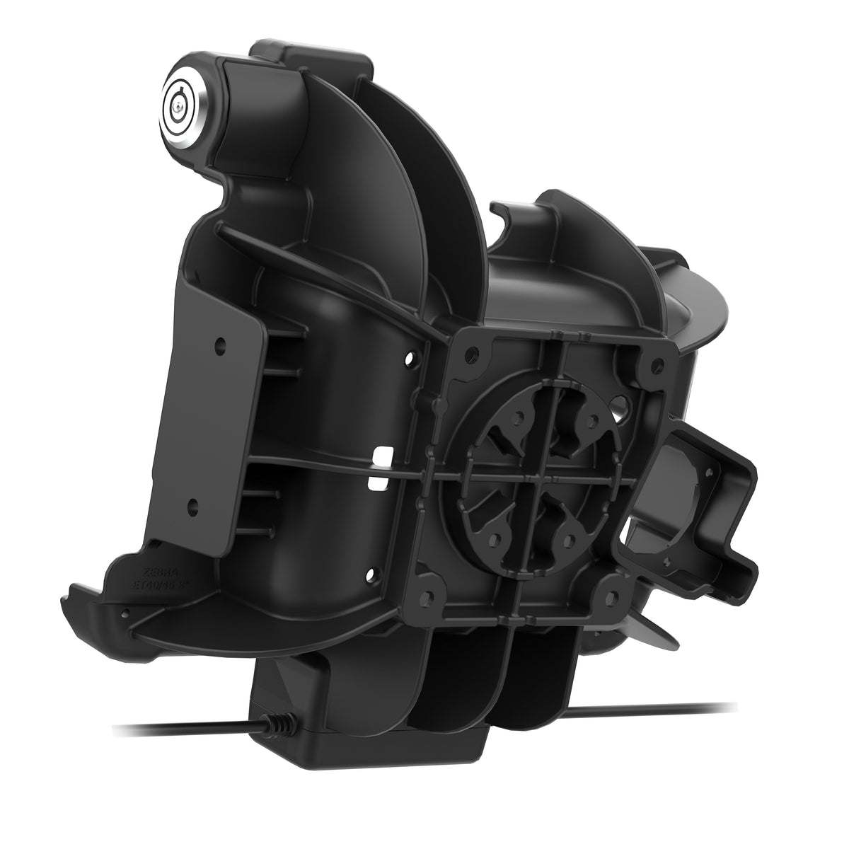RAM Mounts locking GDS dock + dual USB for Zebra ET40, ET45 and ET401 8-inch tablets in IntelliSkin – additional photo