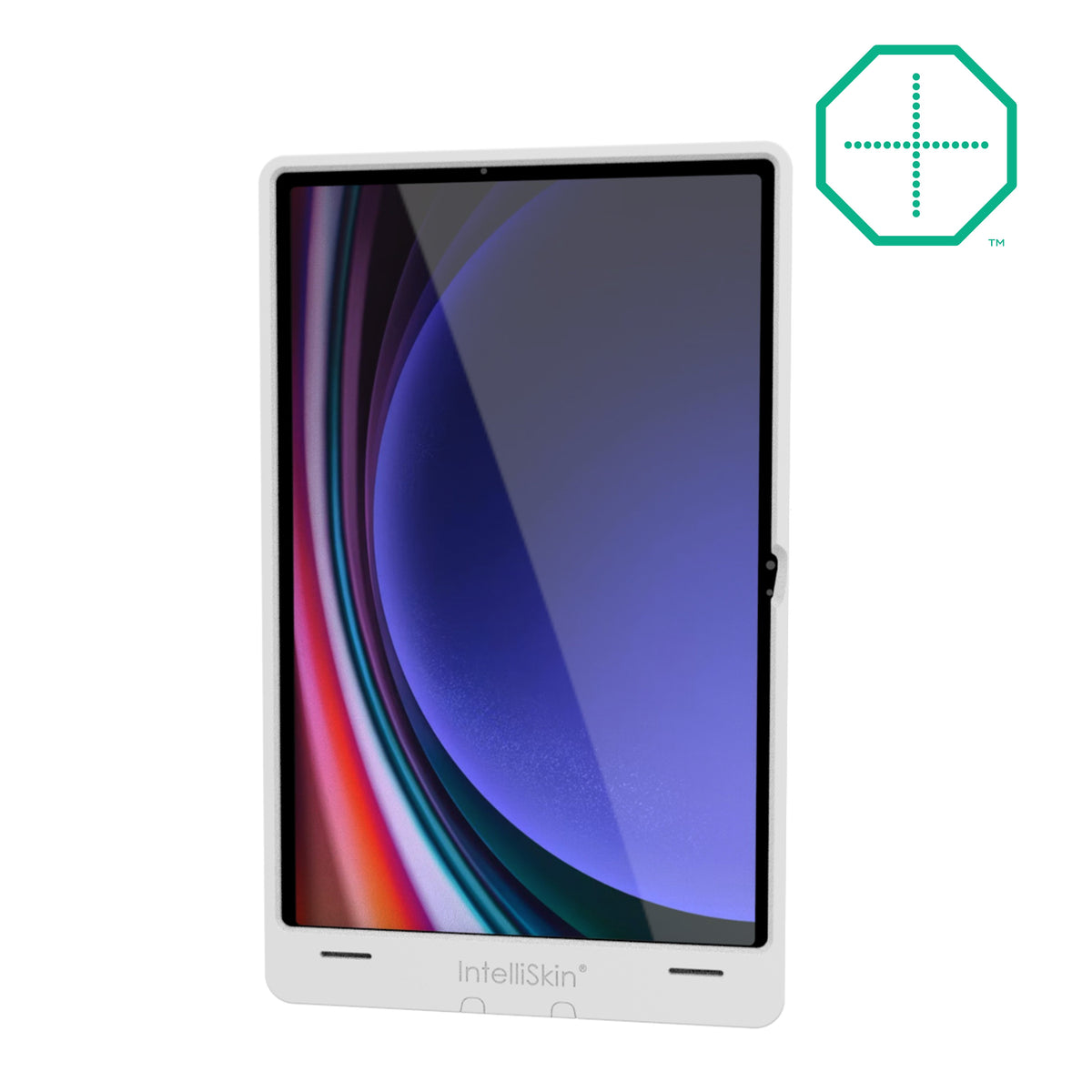 RAM Mounts IntelliSkin Thin-Case with rear pogo pads for Samsung Tab S10+, S9+ and S9 FE+ in grey – product photo