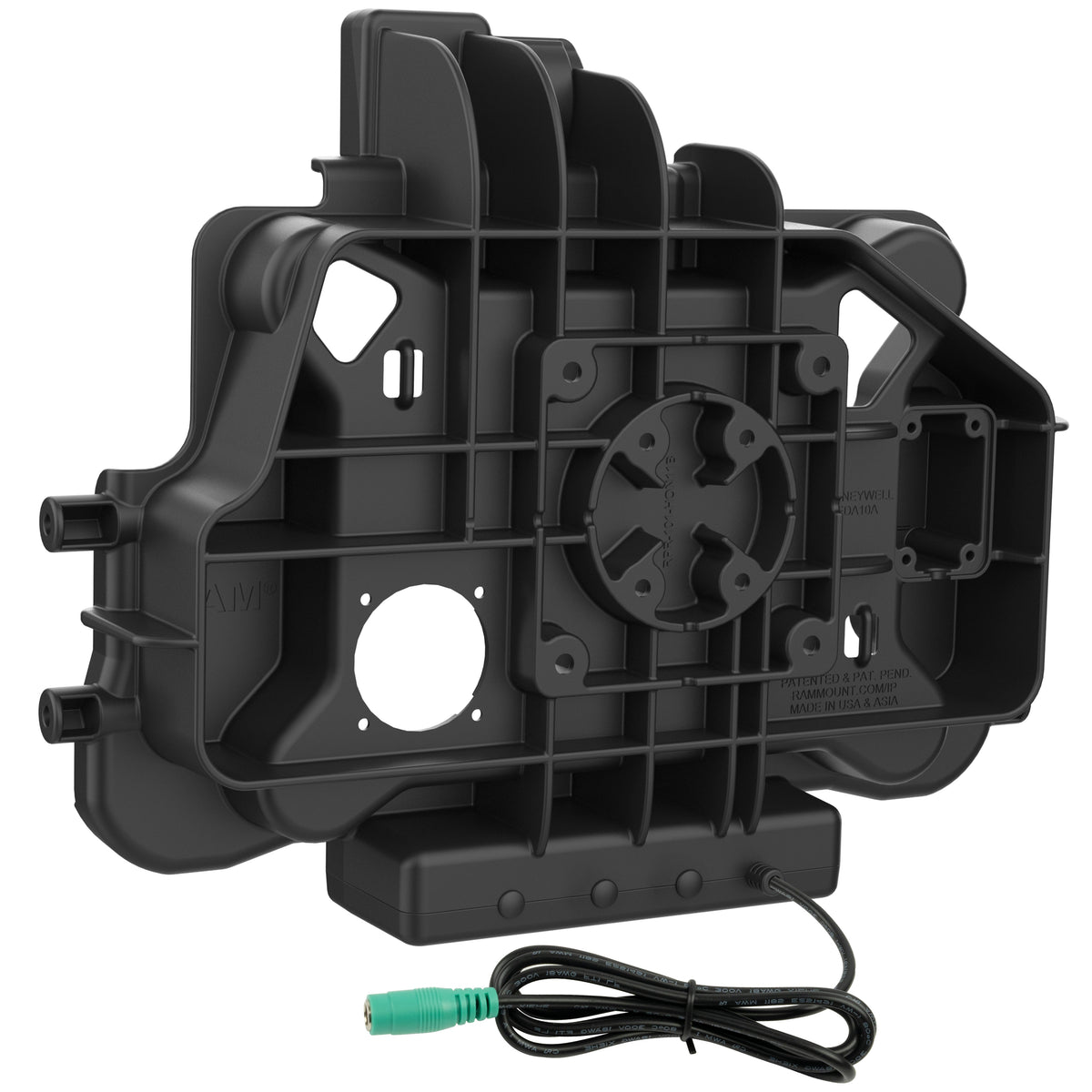 RAM Mounts powered dock for Honeywell ScanPal EDA10A tablet – another angle