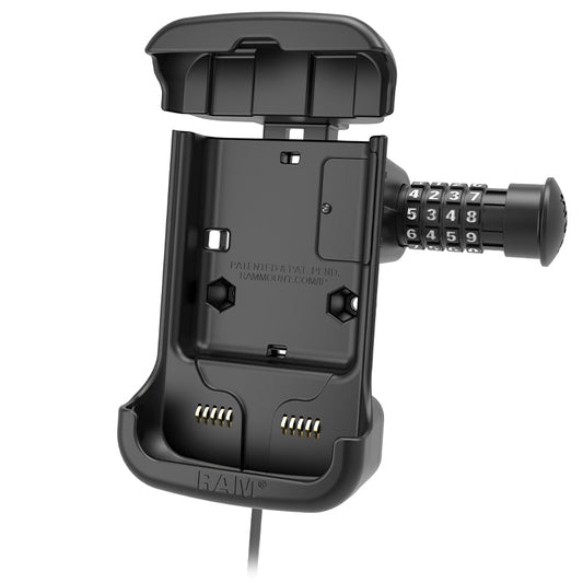 RAM Mounts combo-locking Form-Fit powered dock for Honeywell CT50, CT60 and CT60 XP – alternative view